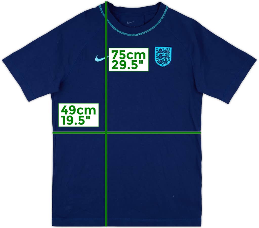 2022-23 England Nike Cotton Tee - 9/10 - (M)