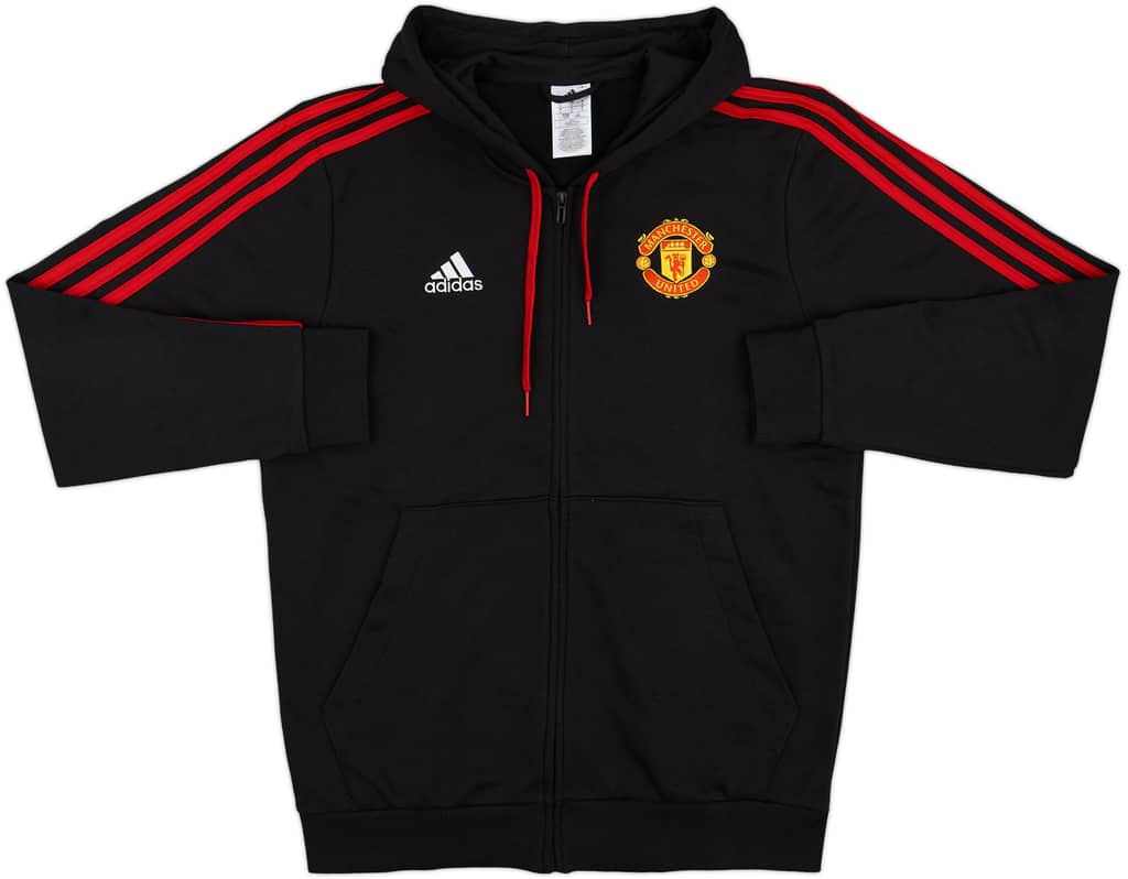 2023-24 Manchester United adidas Hooded Track Jacket - 10/10 - (L)