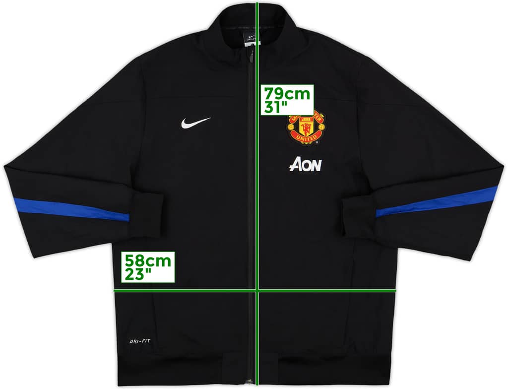 2013-14 Manchester United Nike Track Jacket - 10/10 - (L)