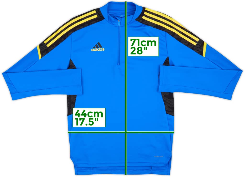 2021-22 Manchester United adidas 1/4 Zip Drill Top - 10/10 - (XS)