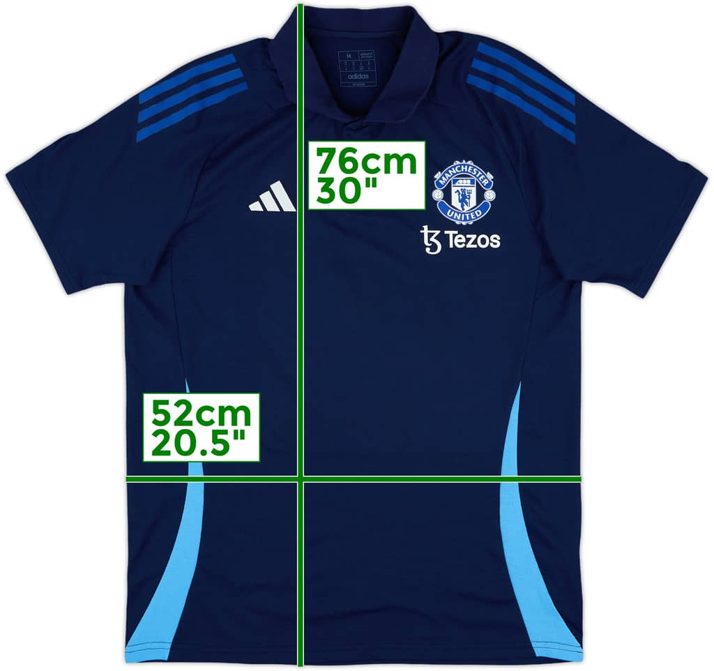 2024-25 Manchester United adidas Polo Shirt - 10/10 - (M)