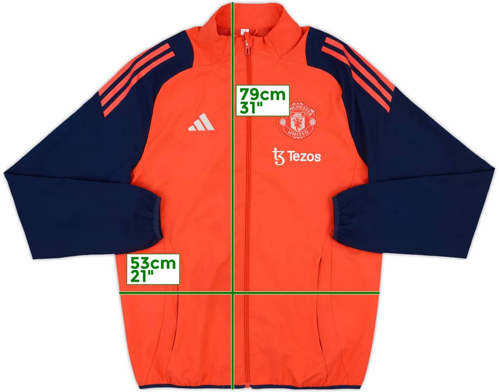 2024-25 Manchester United adidas Presentation Jacket - 8/10 - (M)