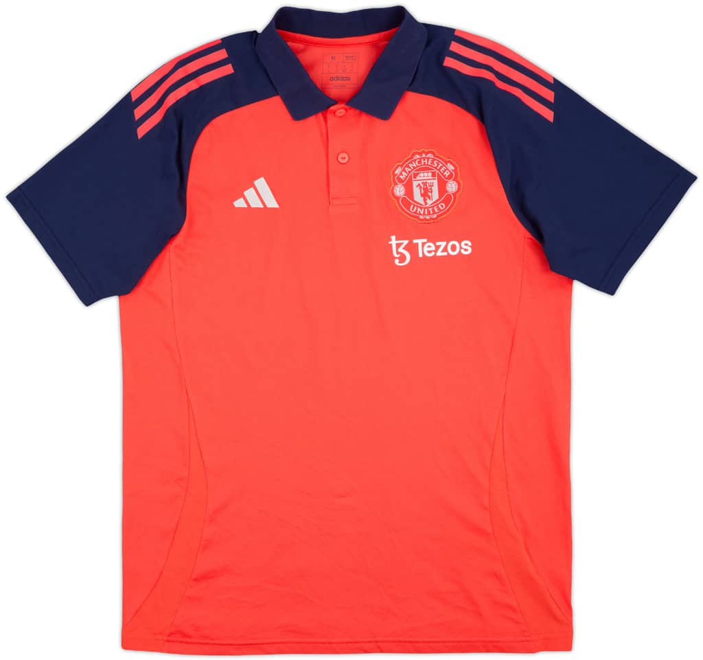 2024-25 Manchester United adidas Polo Shirt - 8/10 - (M)