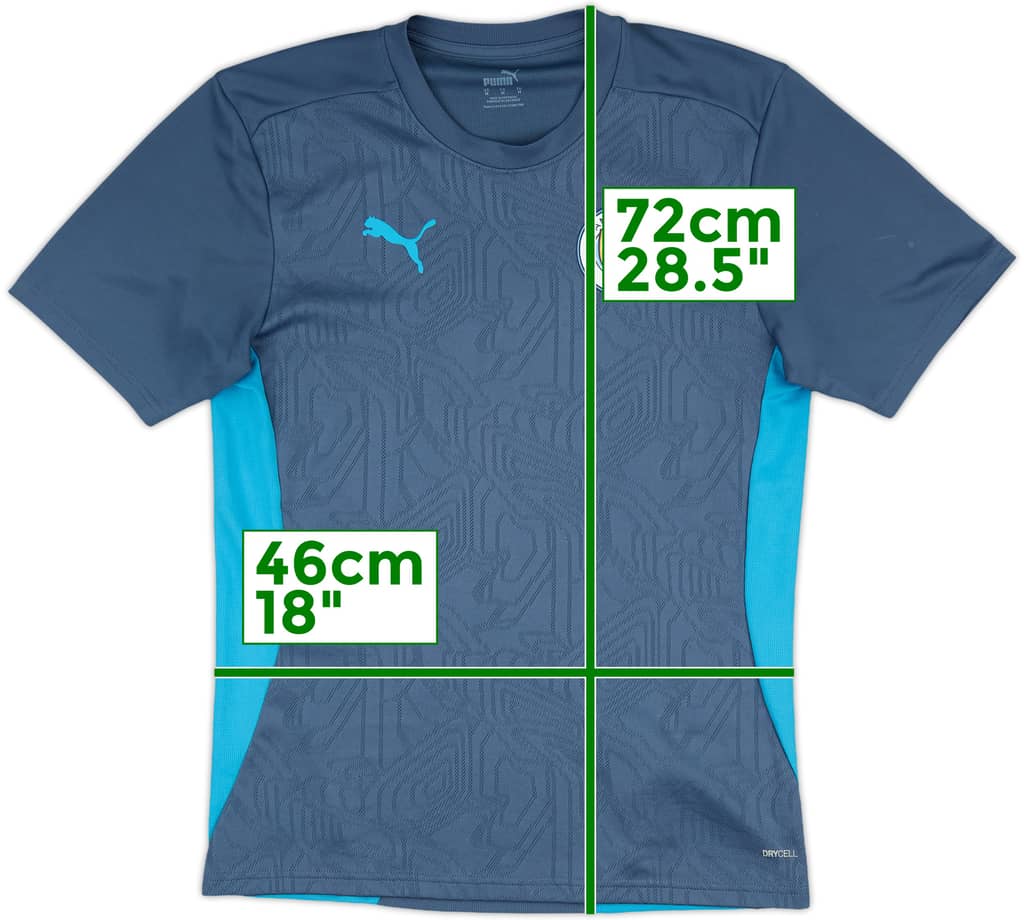 2024-25 Manchester City Puma Training Shirt - 10/10 - (M)