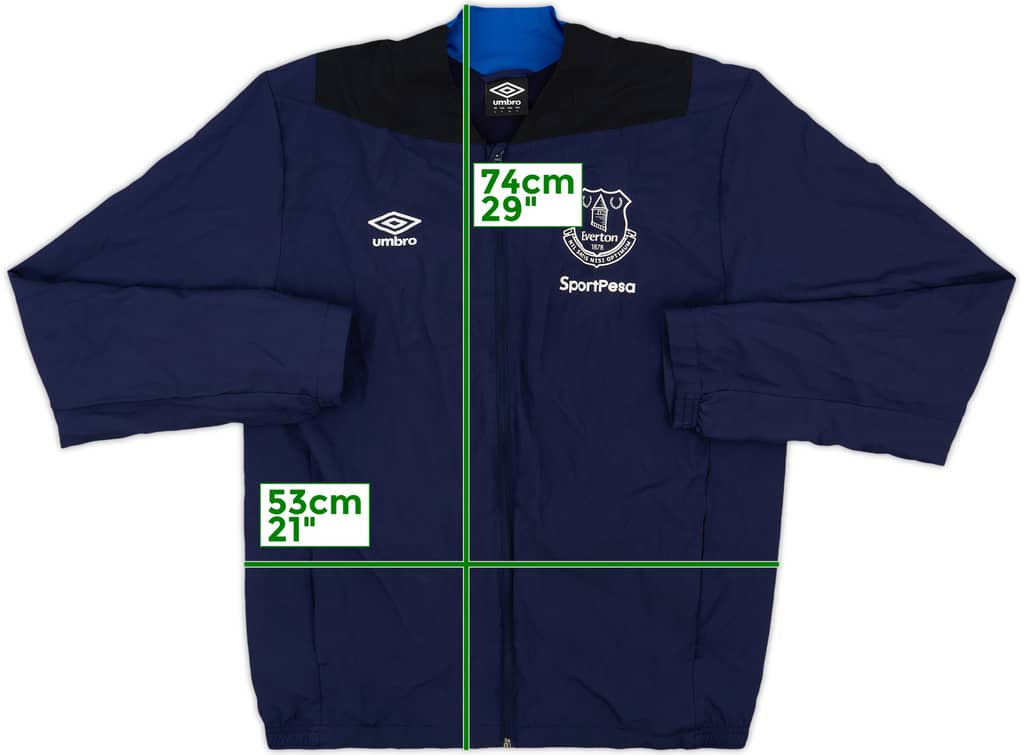 2017-18 Everton Umbro Track Jacket - 10/10 - (L)