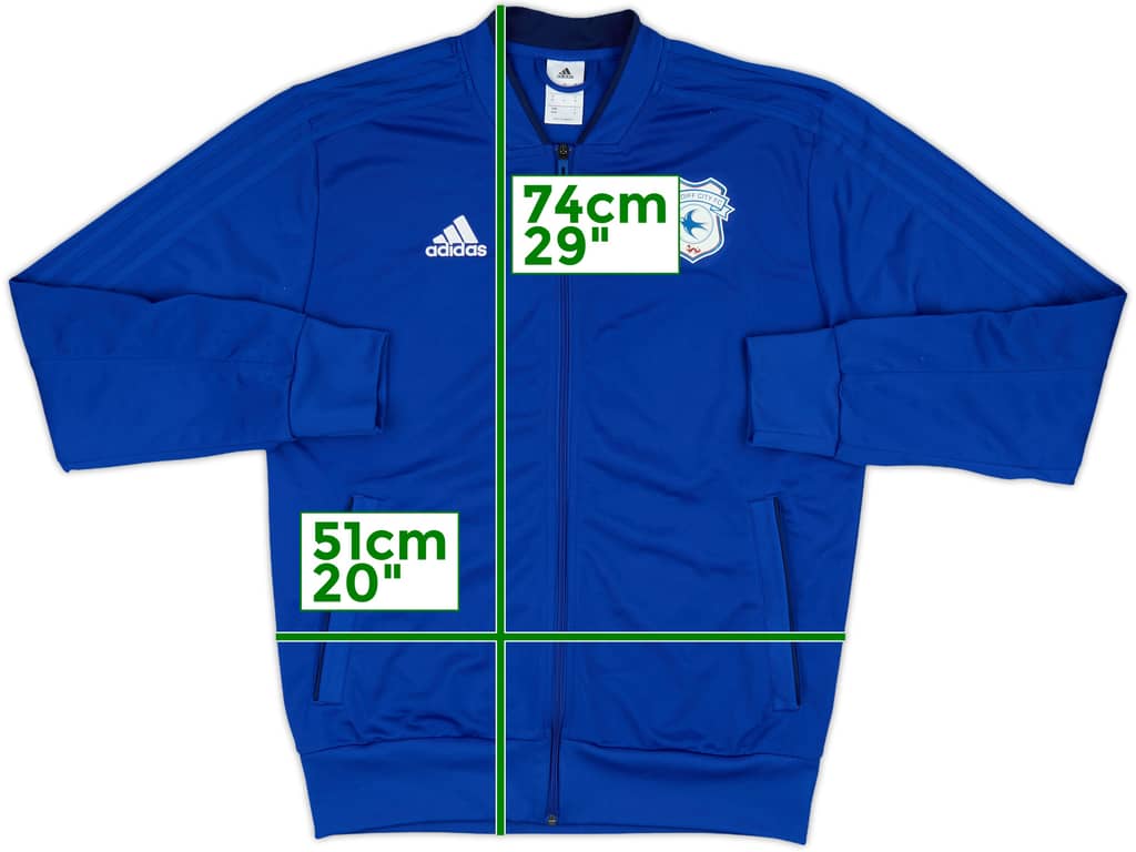 2018-19 Cardiff adidas Track Jacket - 9/10 - (M)