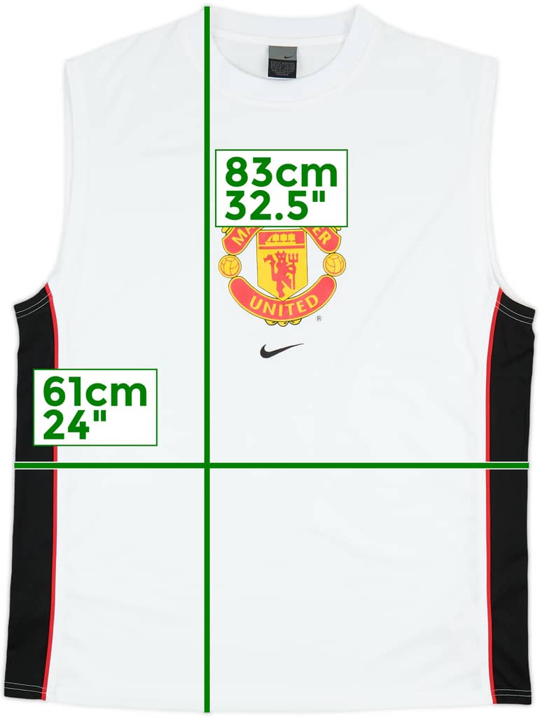 2004-05 Manchester United Nike Training Vest - 10/10 - (XL)