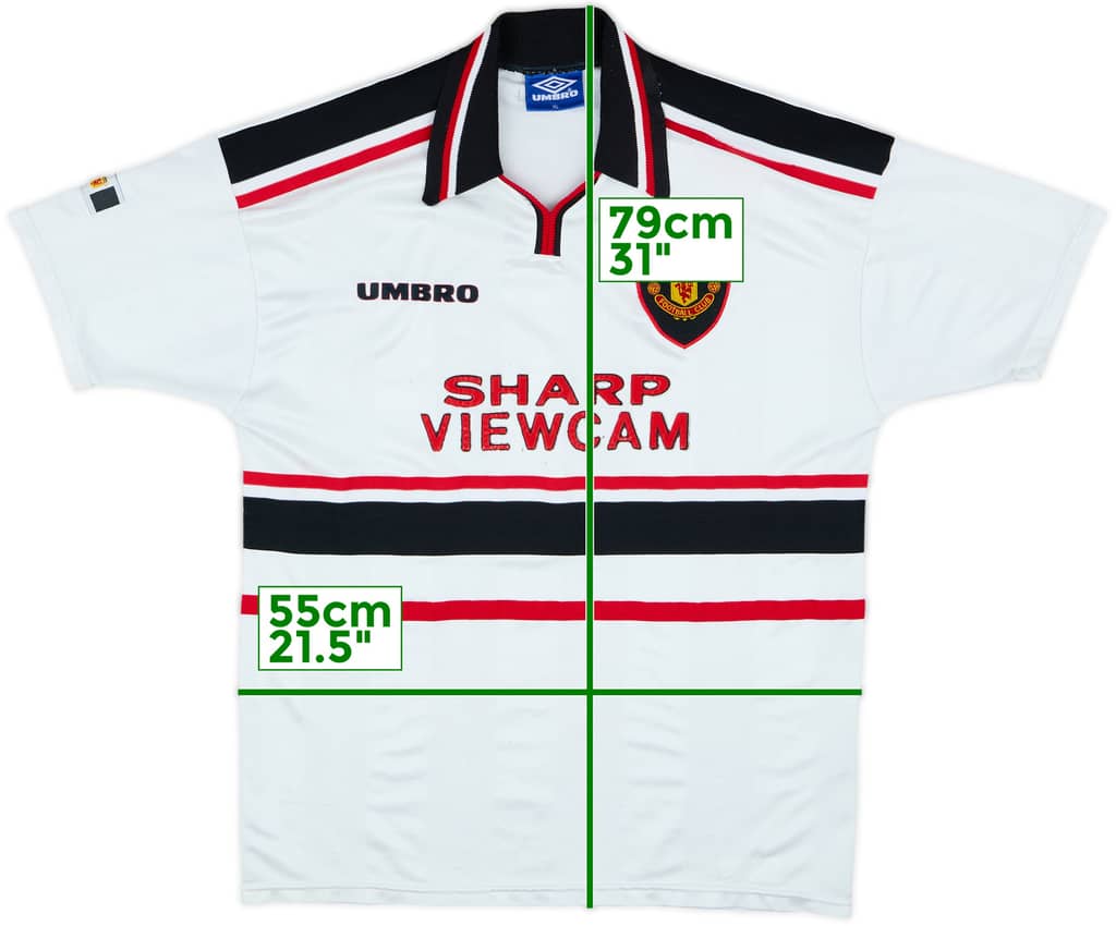 1997-99 Manchester United Away Shirt - 5/10 - (XL)