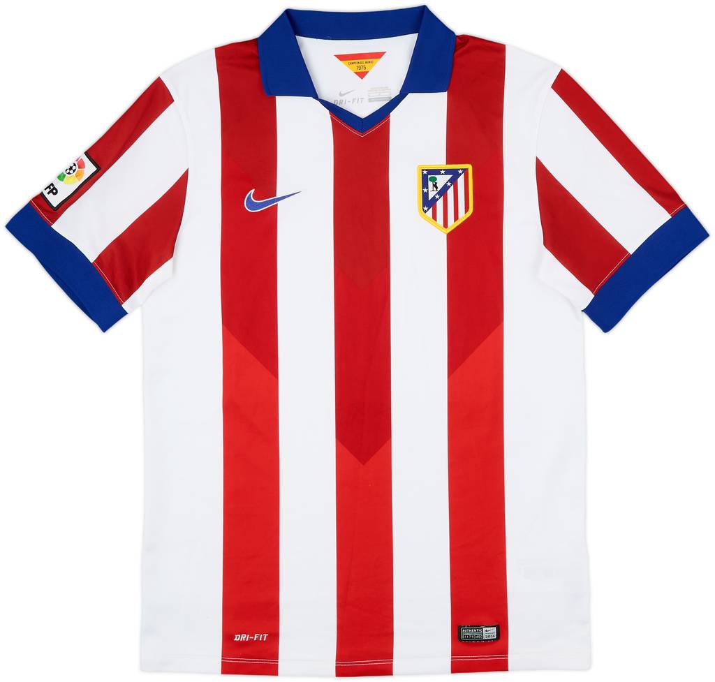 2014-15 Atletico Madrid Home Shirt - 8/10 - (M)