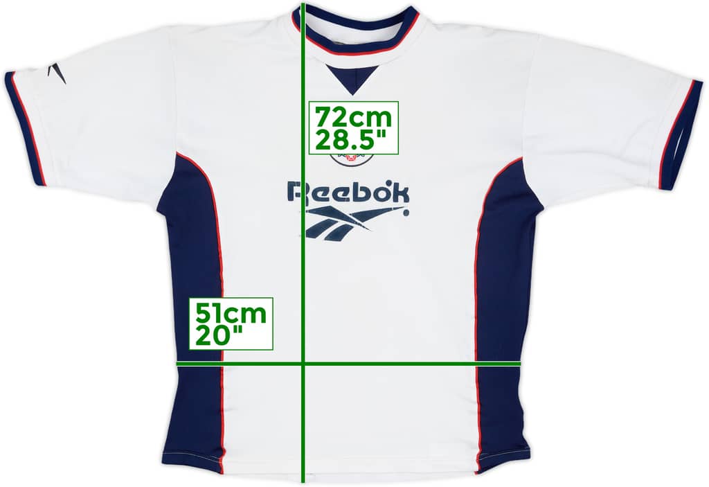 1997-98 Bolton Home Shirt - 6/10 - (L)