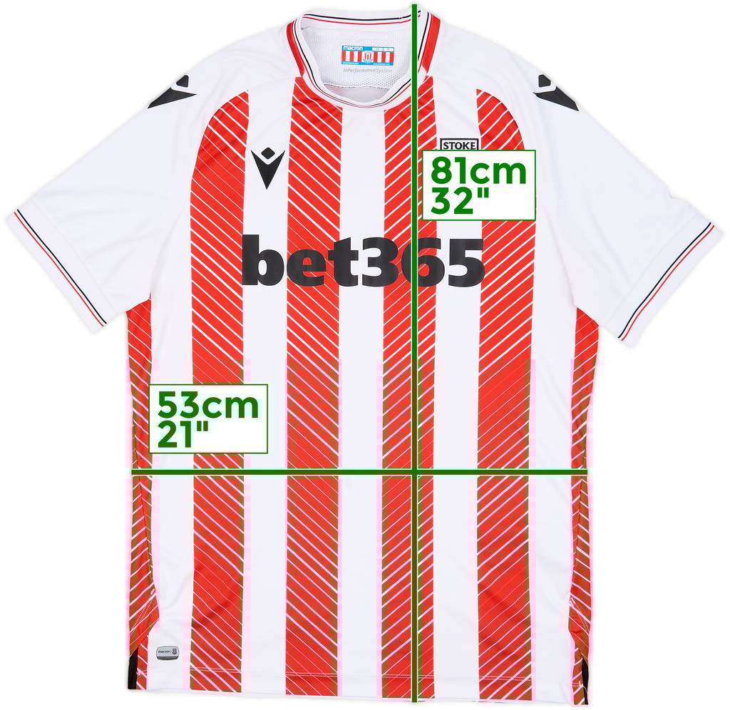 2022-23 Stoke City Home Shirt - 7/10 - (XL)