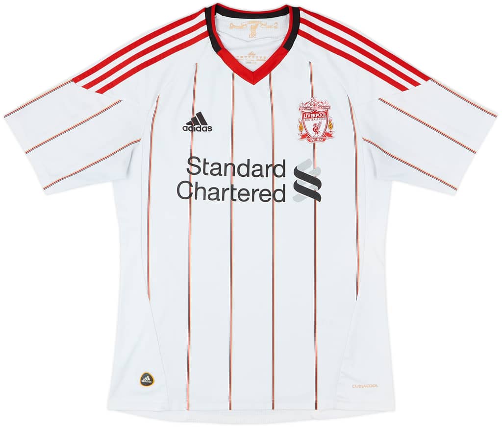 2010-11 Liverpool Away Shirt Gerrard #8 - 6/10 - (S)