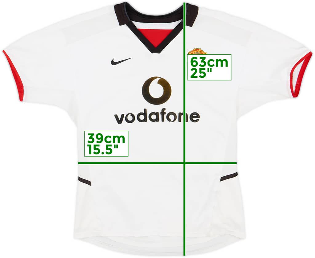 2002-03 Manchester United Away Shirt - 7/10 - (M.Boys)