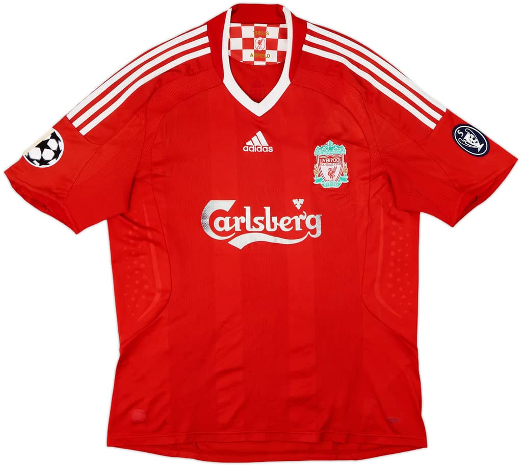 2008-10 Liverpool Home Shirt Gerrard #8 - 5/10 - (L)