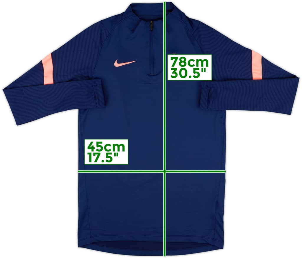 2020-21 Tottenham Nike 1/4 Zip Drill Top - 10/10 - (S)