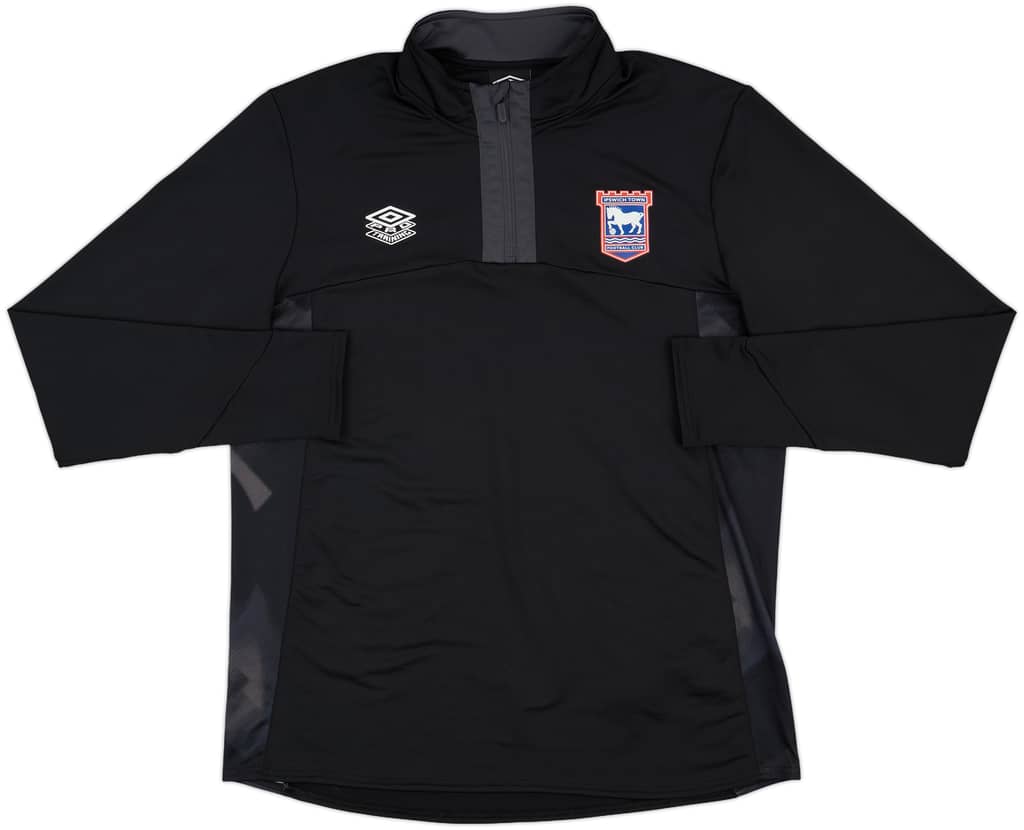 2022-23 Ipswich Umbro 1/4 Zip Sweat Top - 10/10 - (XL)
