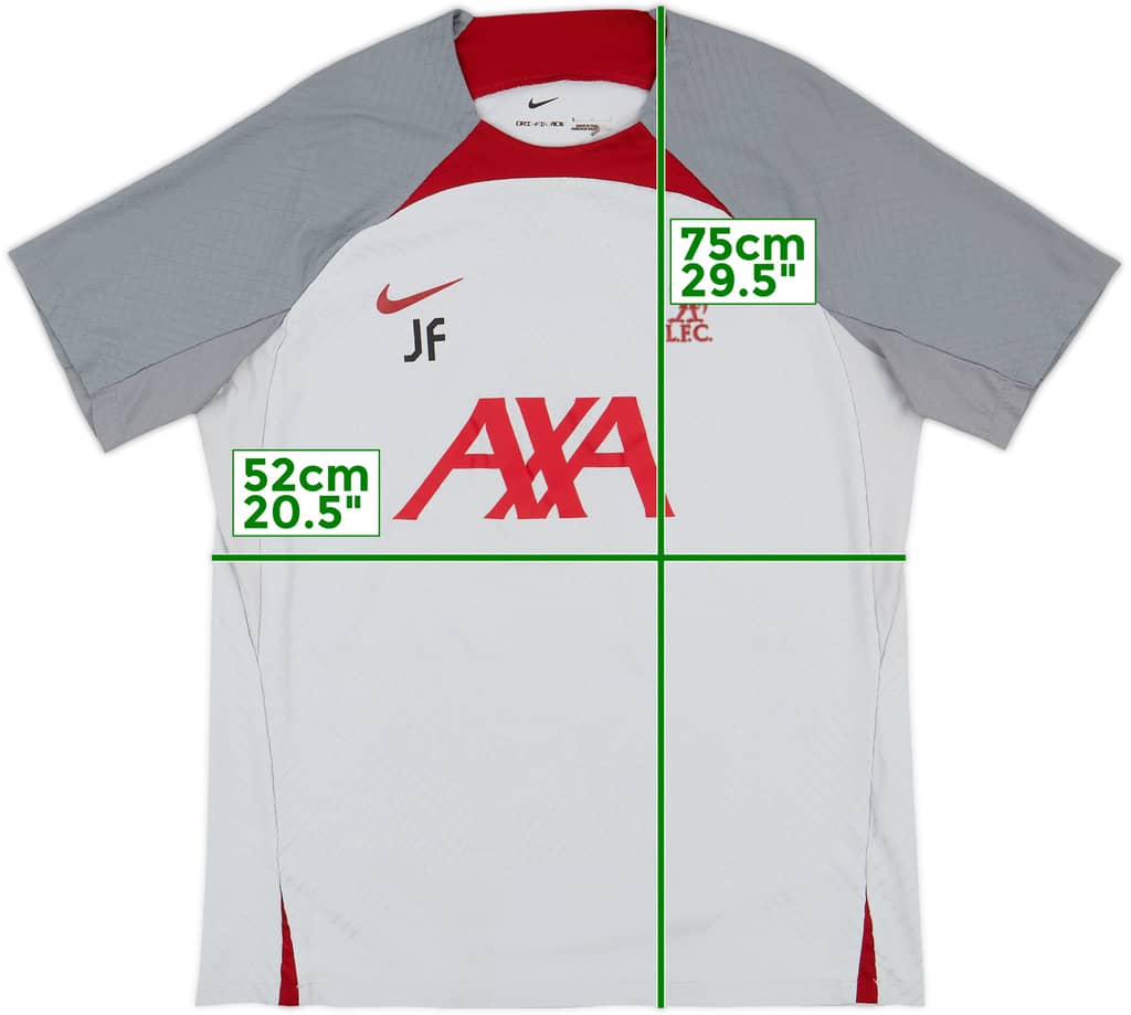 2022-23 Liverpool Staff Issue Nike Training Shirt 'JF' - 9/10 - (L)