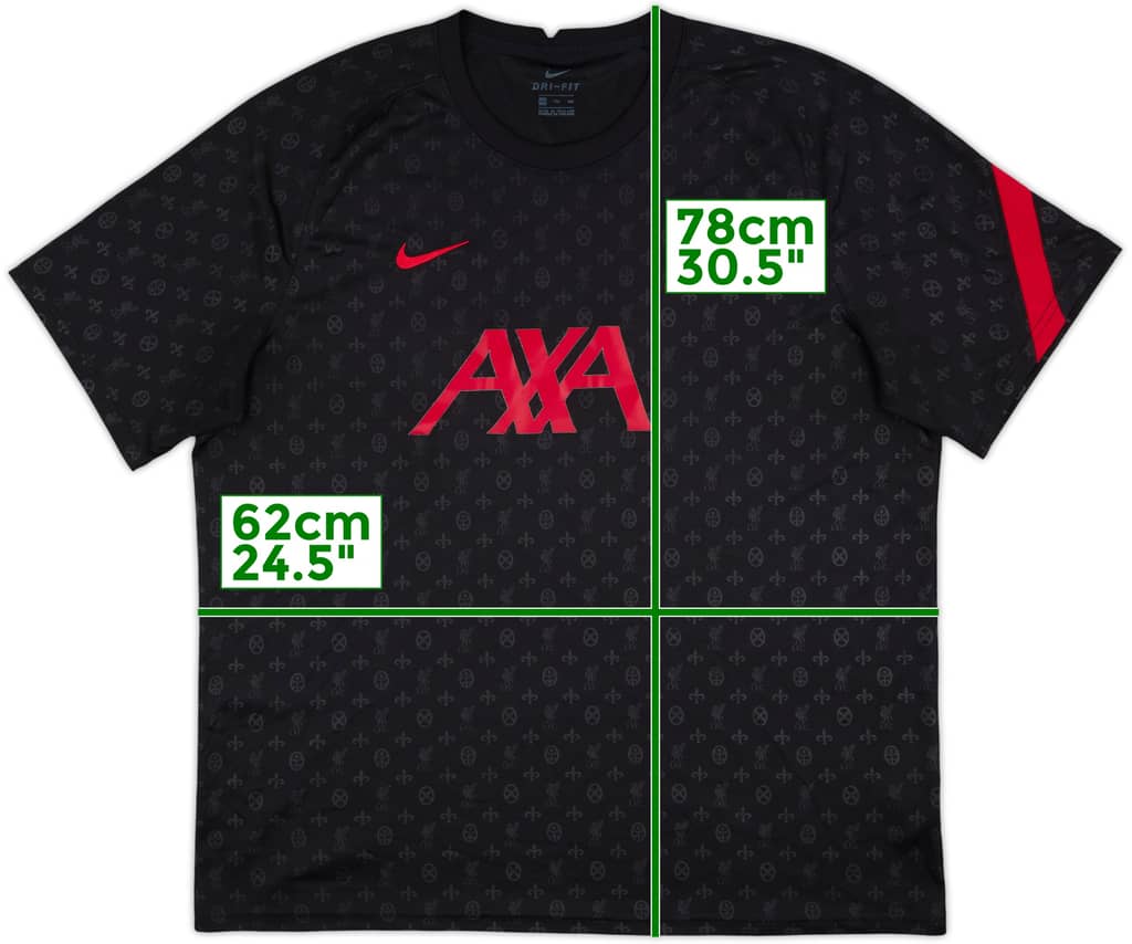 2020-21 Liverpool Nike Training Shirt - 8/10 - (XXL)