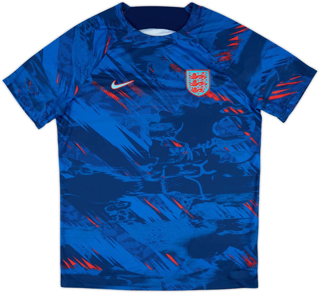 2022 England Nike Pre-Match Shirt - 10/10 - (L)