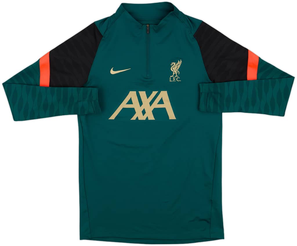2022-23 Liverpool Nike 1/4 Zip Sweat Top - 9/10 - (S)