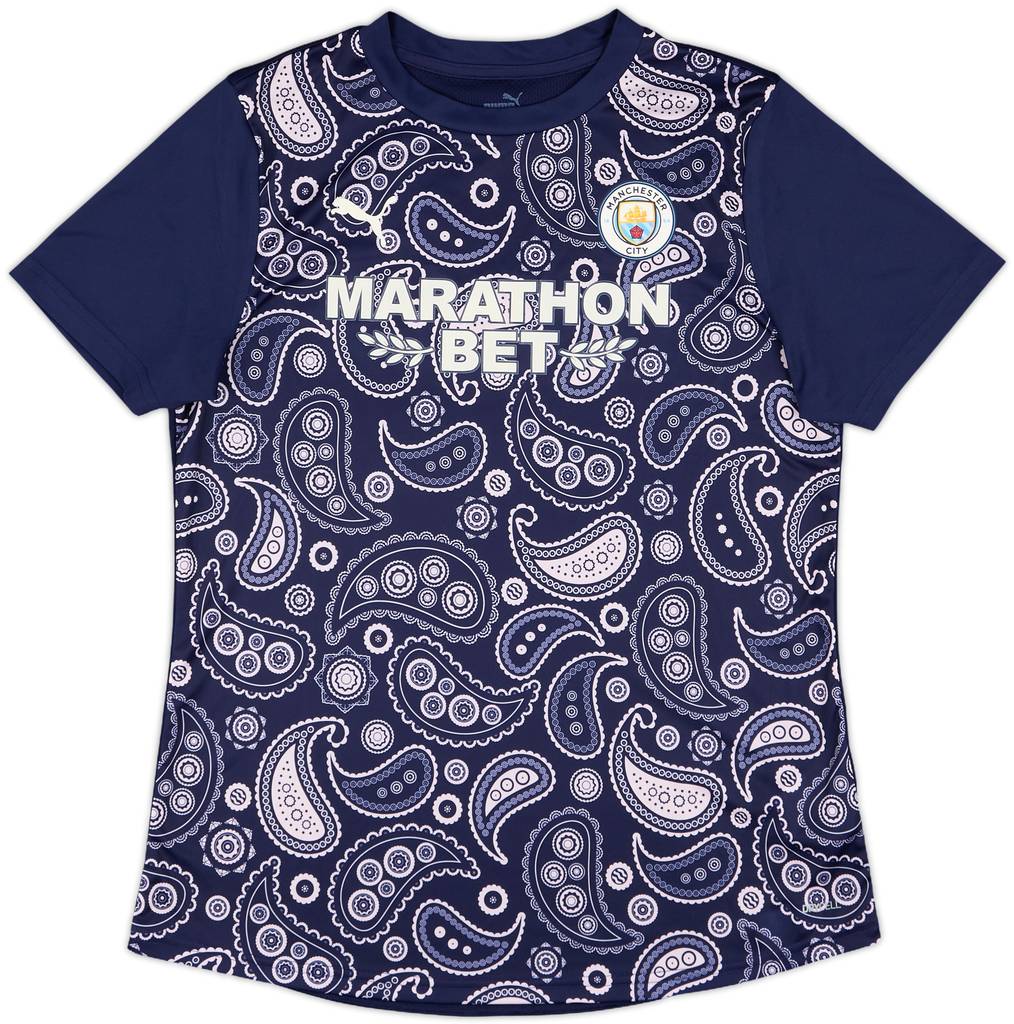 2020-21 Manchster City Puma Training Shirt - 8/10 - (Women's L)