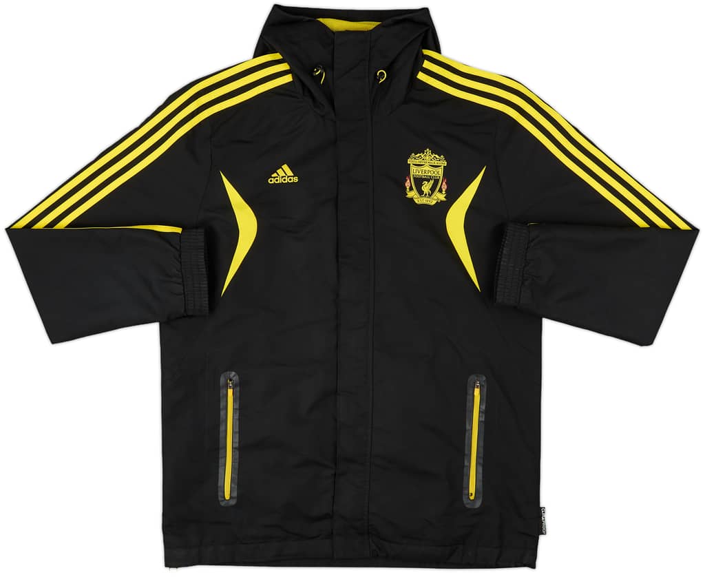 2010-11 Liverpool adidas Hooded Rain Jacket - 8/10 - (M)