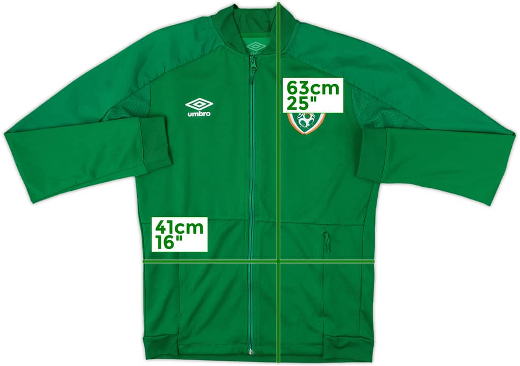 2016-17 Ireland Umbro Track Jacket - 8/10 - (S)