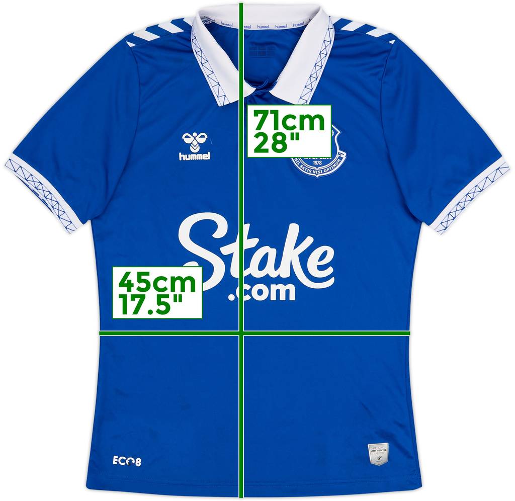 2023-24 Everton Home Shirt - 7/10 - (S)