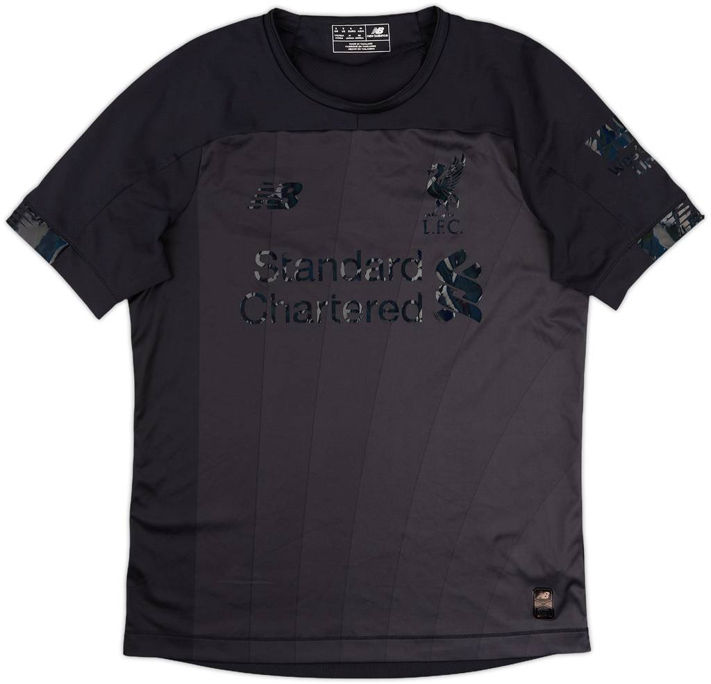 2019-20 Liverpool Blackout Shirt - 8/10 - (S)