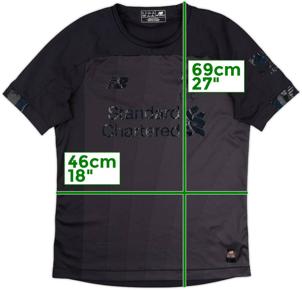 2019-20 Liverpool Blackout Shirt - 8/10 - (S)