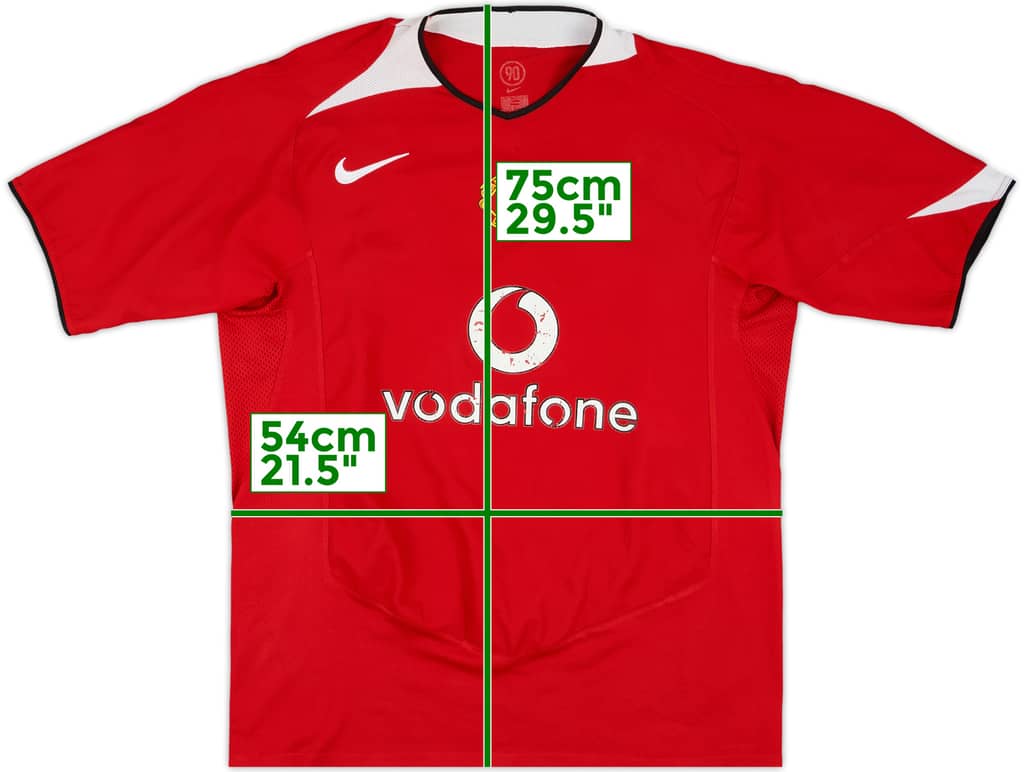 2004-06 Manchester United Home Shirt - 5/10 - (L)