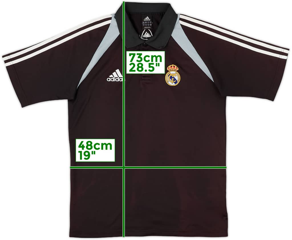 2004-05 Real Madrid adidas Polo Shirt - 9/10 - (S)