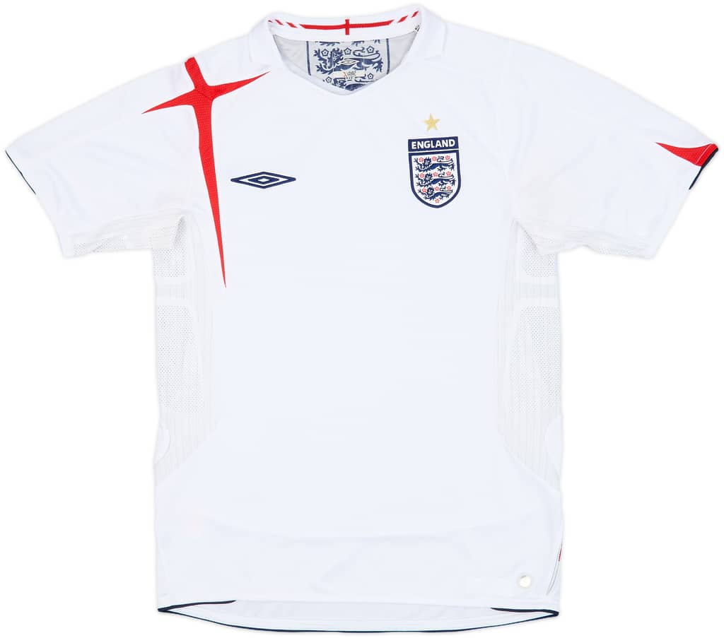 2005-07 England Home Shirt - 8/10 - (S)