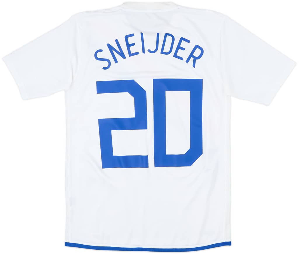 2006-08 Netherlands Away Shirt Sneijder #20 - 8/10 - (XL.Boys)