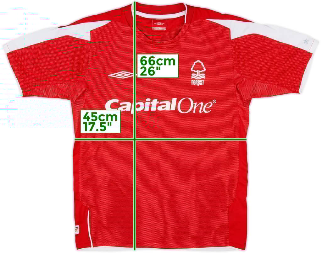 2004-06 Nottingham Forest Home Shirt - 7/10 - (S)