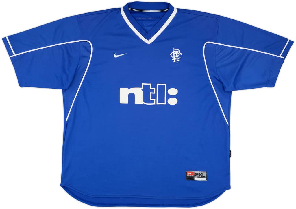 1999-01 Rangers Home Shirt - 8/10 - (XXL)