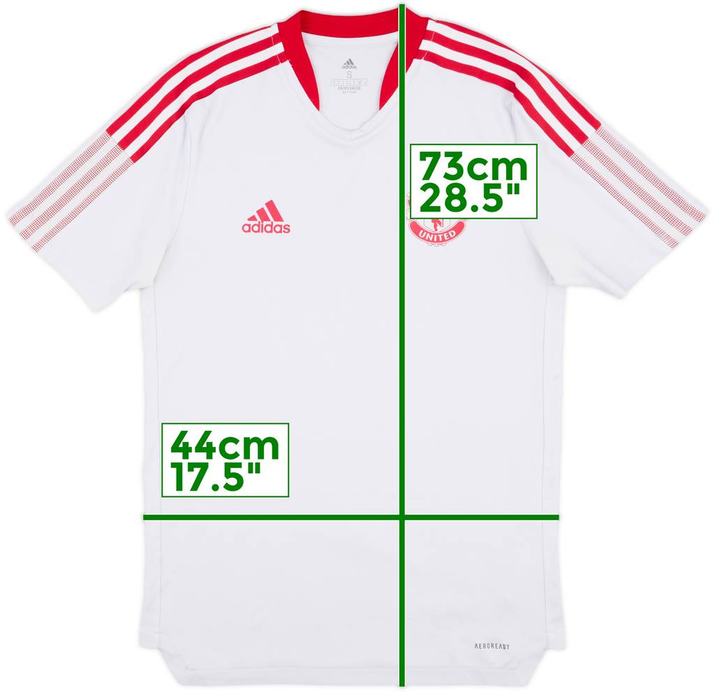 2021-22 Manchester United adidas Training Shirt - 8/10 - (S)