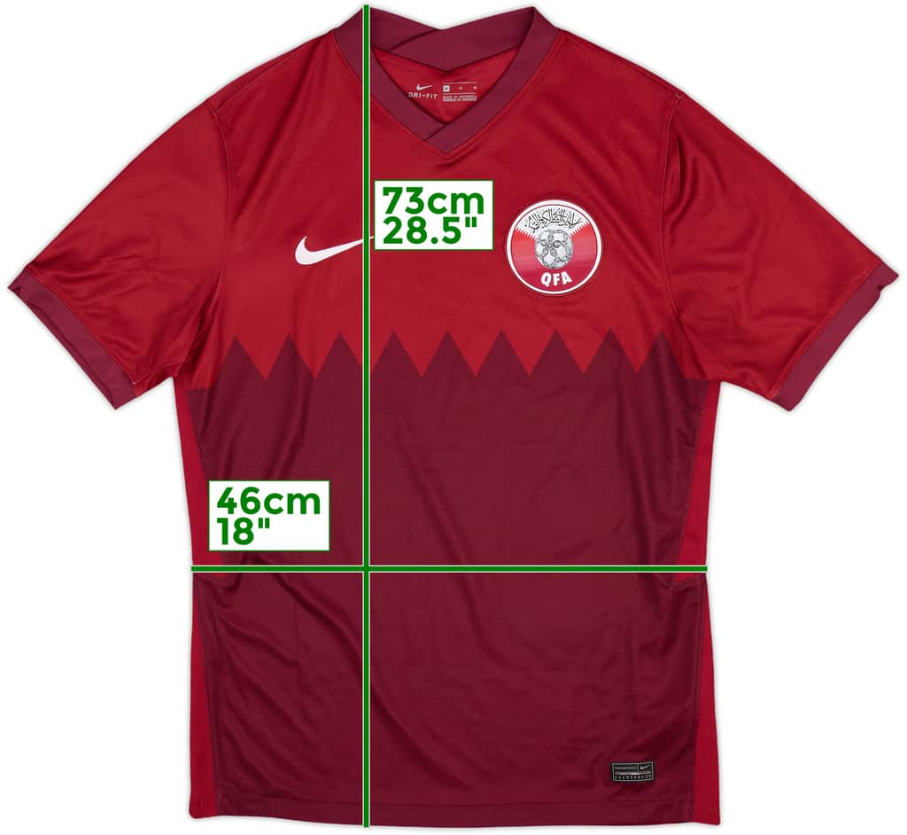 2020-21 Qatar Home Shirt - 9/10 - (M)