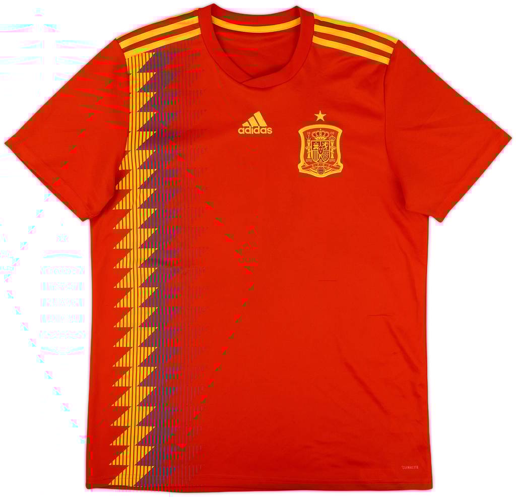 2018-19 Spain Home Shirt - 7/10 - (L)