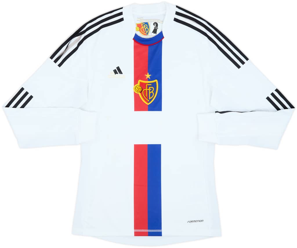 2012-13 FC Basel Player Issue Away L/S Shirt - 4/10 - (S)