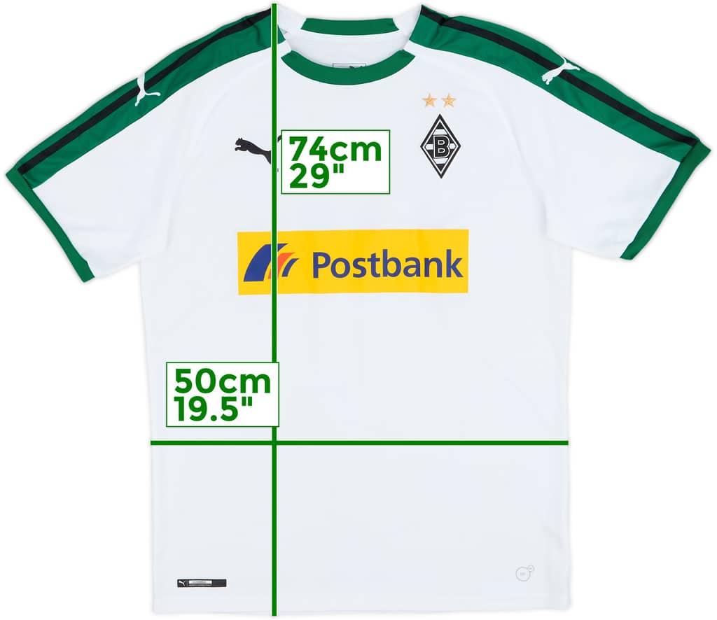 2018-19 Borussia Monchengladbach Home Shirt - 9/10 - (M)