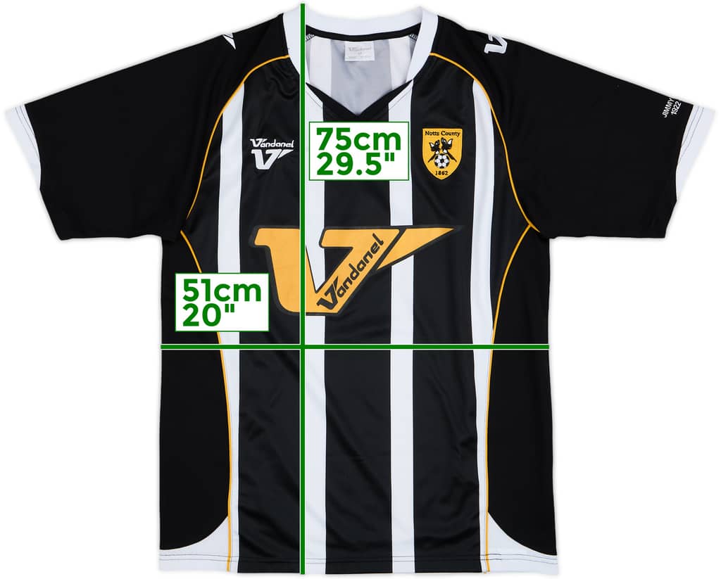 2008-09 Notts County Home Shirt - 9/10 - (M)