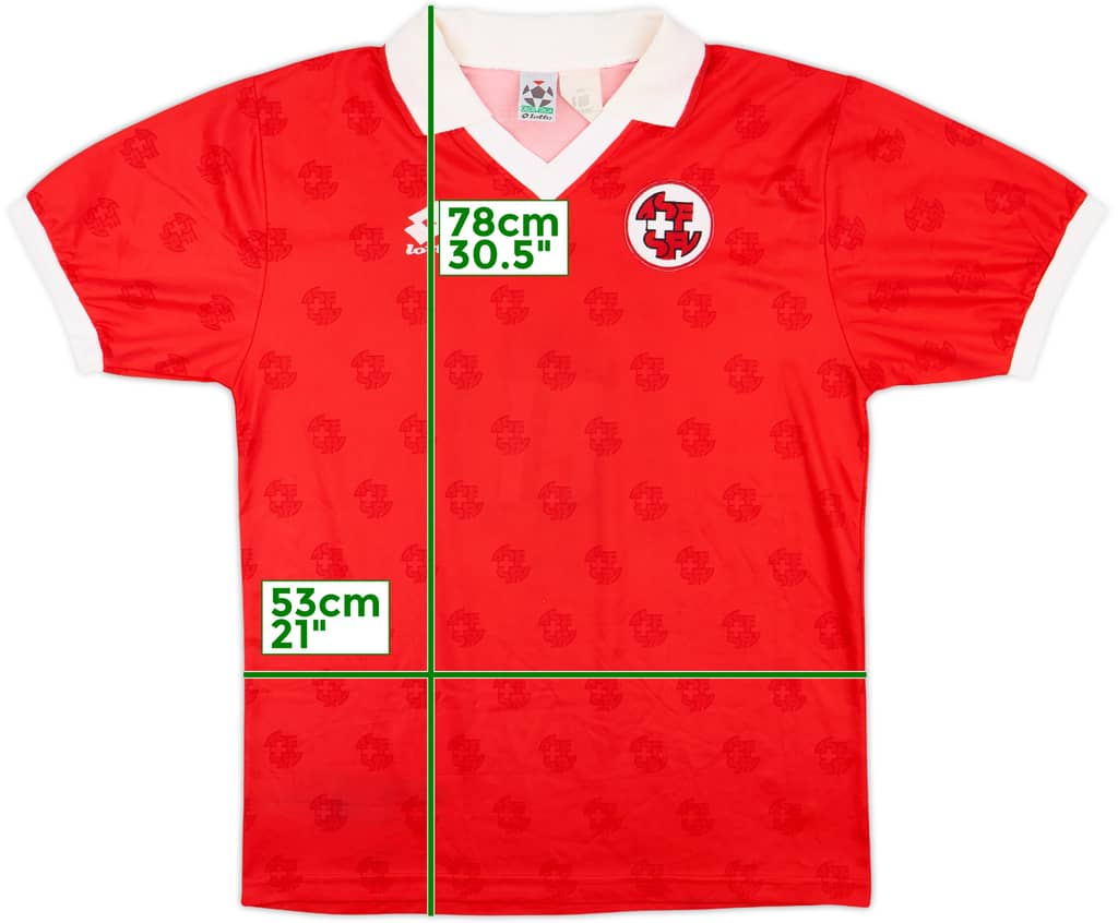 1994-96 Switzerland Home Shirt - 7/10 - (L)