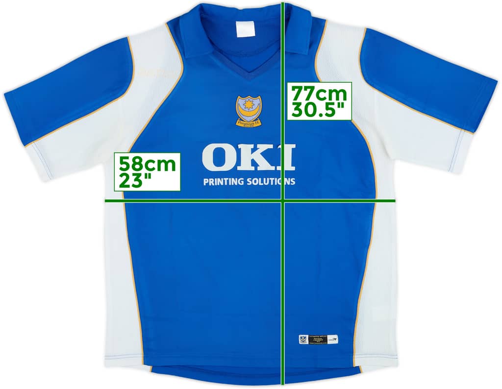 2006-07 Portsmouth Home Shirt - 4/10 - (L)