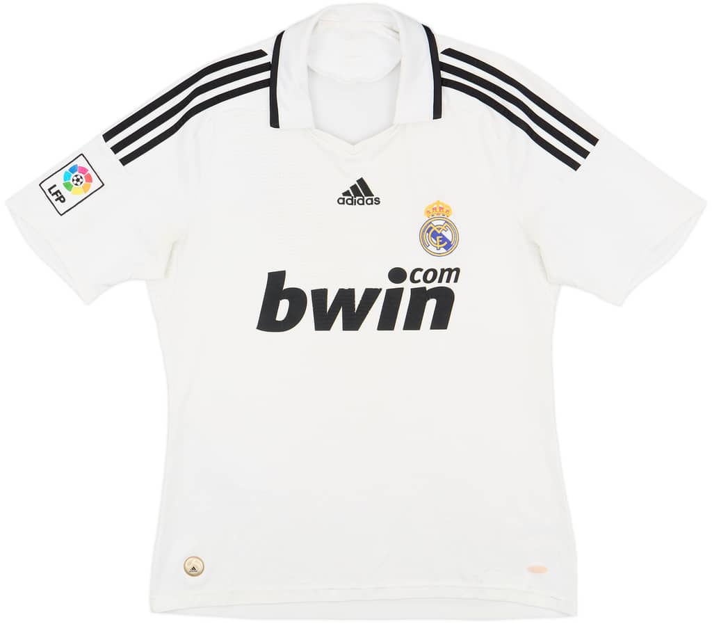 2008-09 Real Madrid Home Shirt - 4/10 - (M)