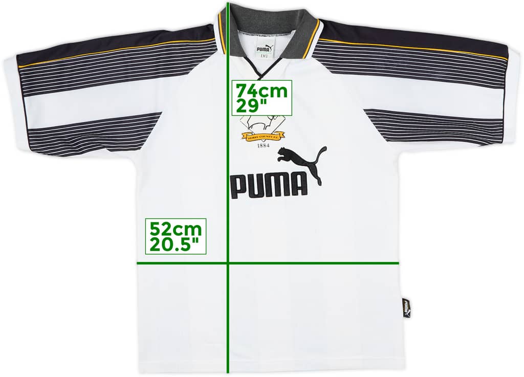 1995-96 Derby Home Shirt - 7/10 - (M)