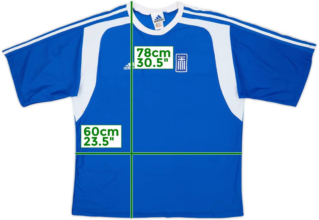 2001-02 Greece adidas Training Shirt - 8/10 - (XL)
