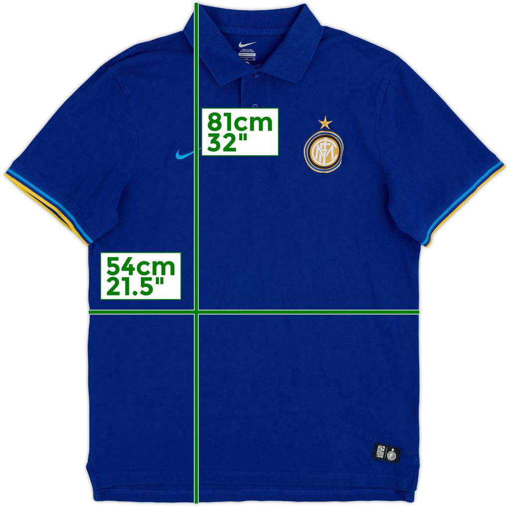 2012-13 Inter Milan Nike Polo Shirt - 9/10 - (XL)