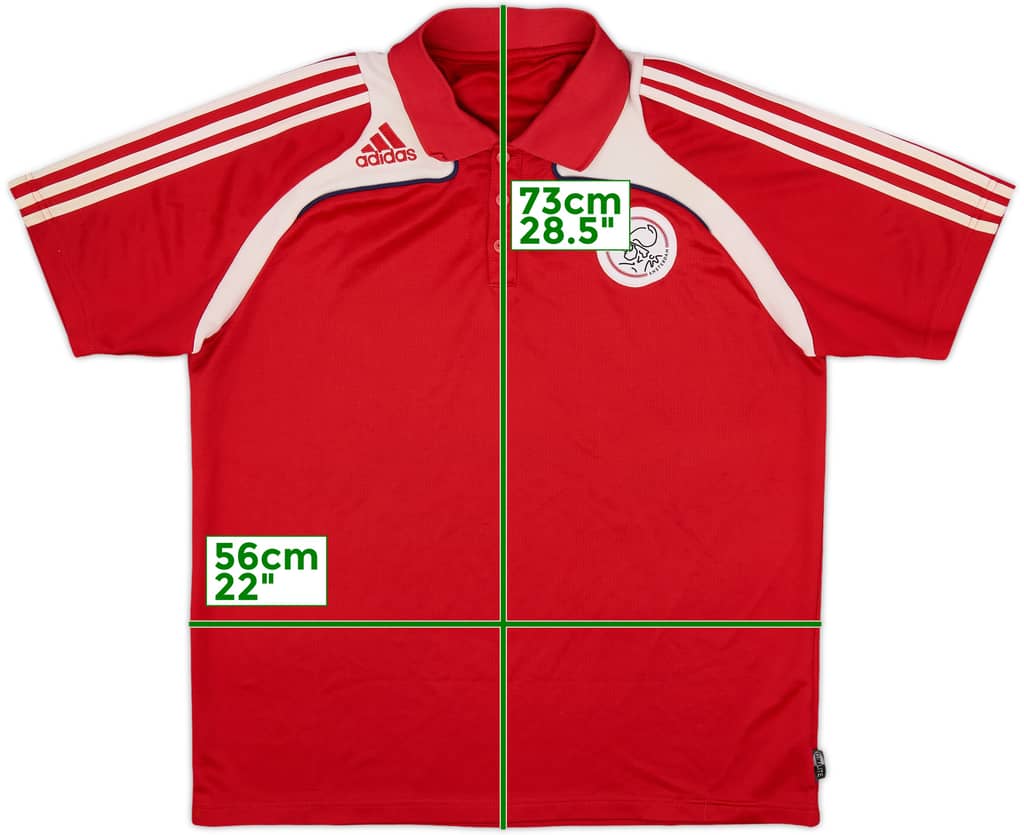 2008-09 Ajax adidas Polo Shirt - 6/10 - (XL)