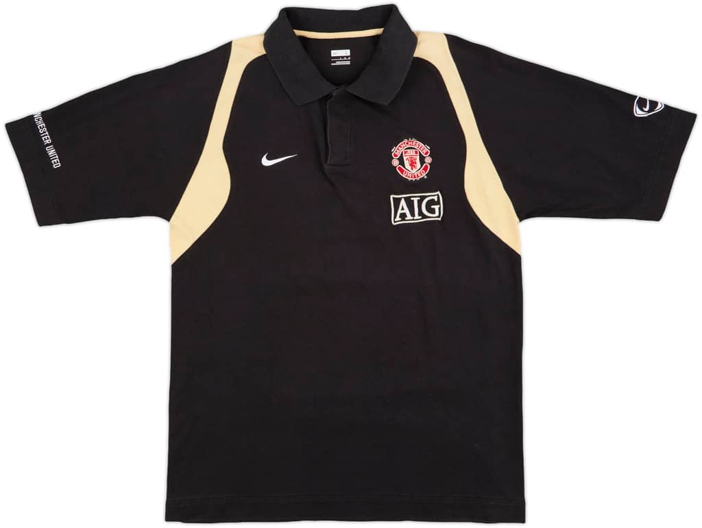 2009-10 Manchester United Nike Polo Shirt - 7/10 - (L)